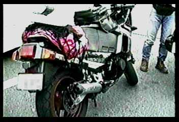 岐阜で休憩中のGPX