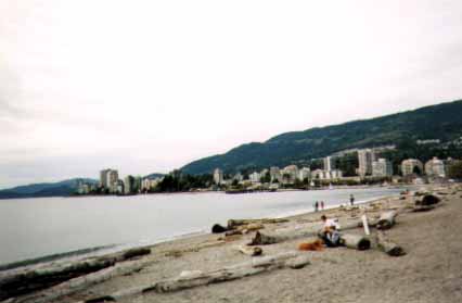 ノースバンクーバーの海岸