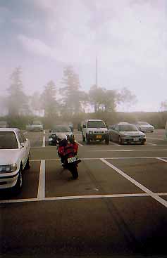 乗鞍スカイライン料金所前の駐車場にて